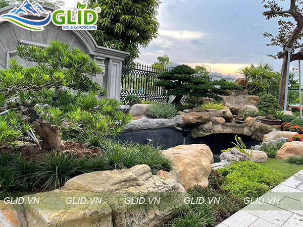 Thiết Kế Thi Công Hồ Cá Koi KĐT Văn Phú Hà Đông